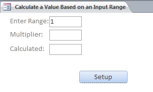 Range Calculation Database