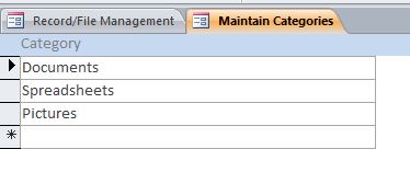 Record File Management Database Template | File Tracking Database