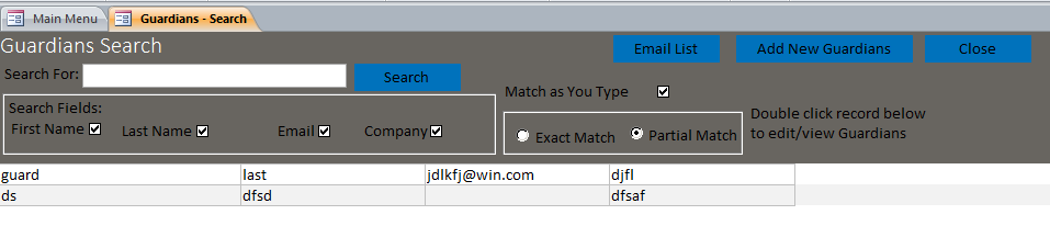 Students Template | Students Database