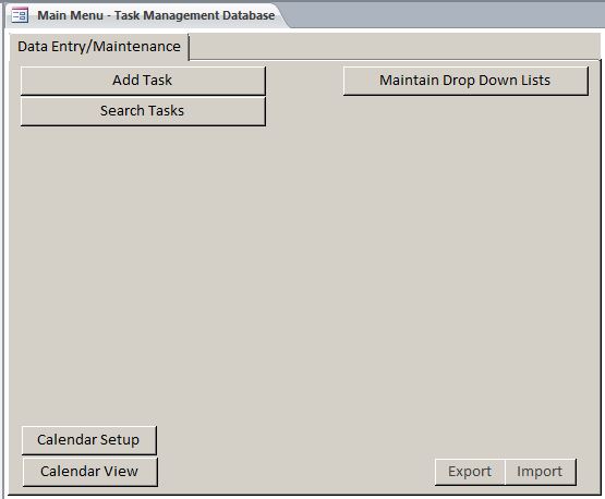 Task Management Time Card Template | Task Management Database
