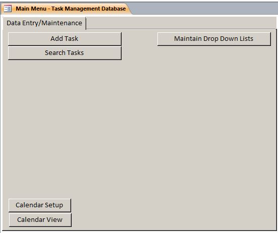 Task Management Database Template | Task Database