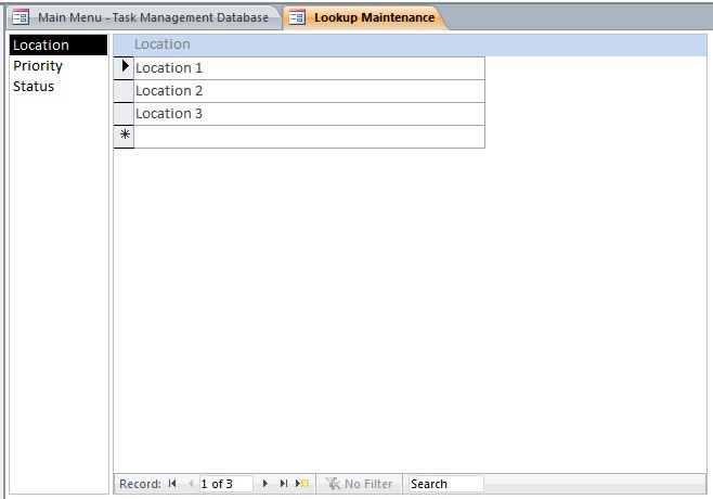 Task Management Database Template | Task Database