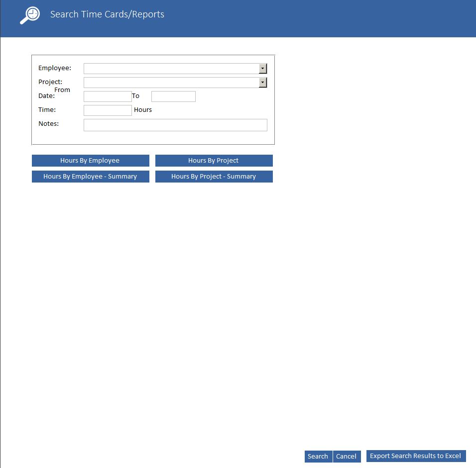 Financial Consultant Time Hour/Clock Tracking Template | Tracking Database