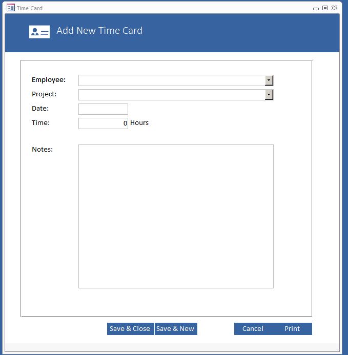 Enhanced IT Consultant Time Card Template | Time Card Database
