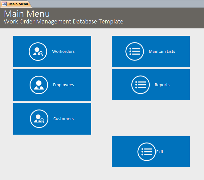 Work Order Management