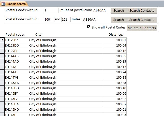 UK Postal Code Database