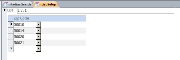 Zip Code Radius Database | Zip Code Radius Signature